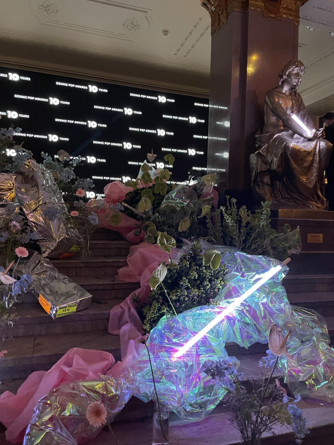 Image of a japanese floral arrangement at Denniz Pop Awards